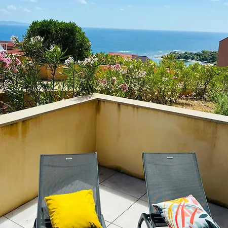 Moderne à De 45 M² Avec Terrasse Vue Ajaccio (Corsica)